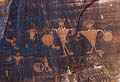 Petroglyphs along River